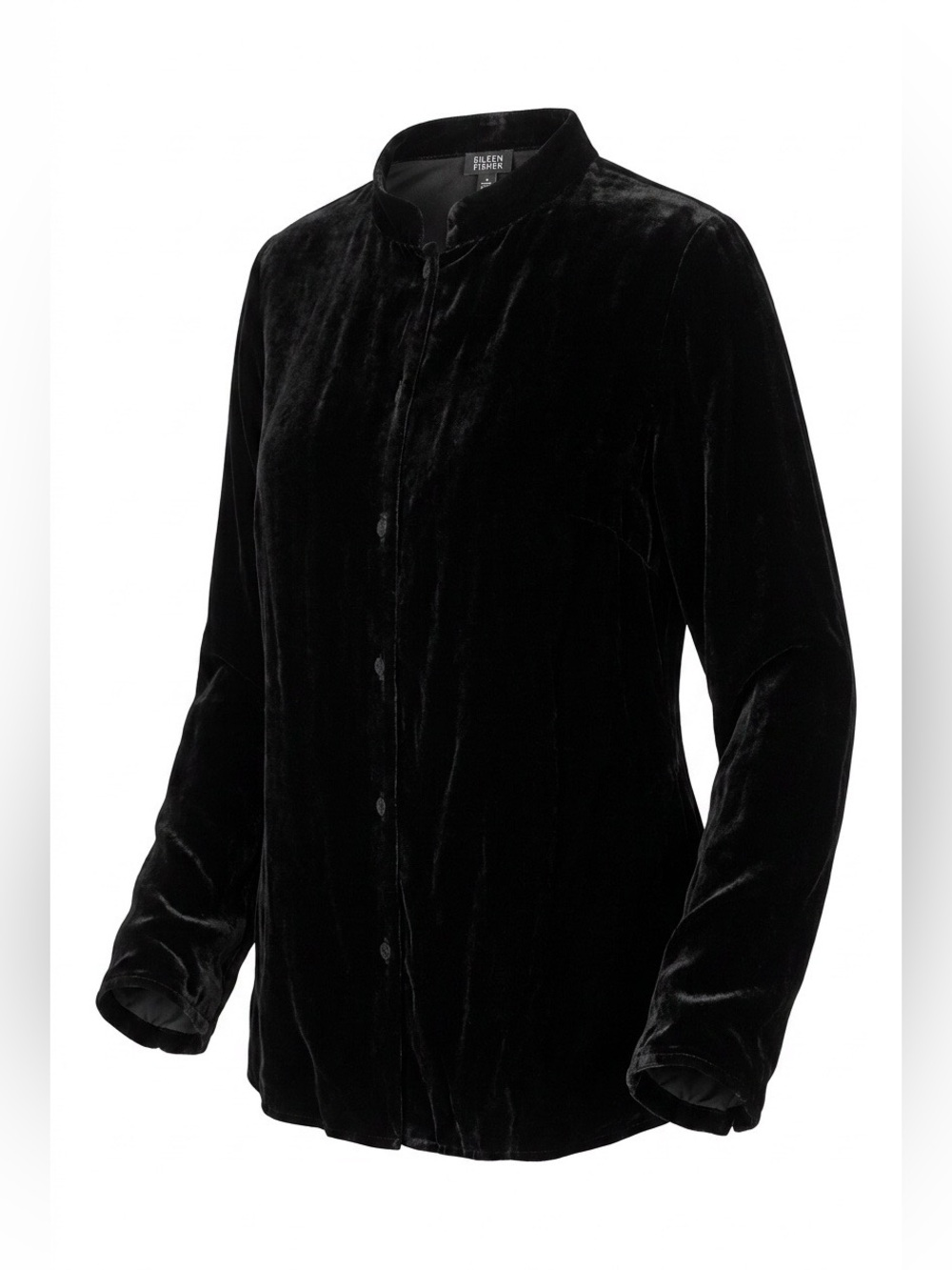Eileen Fisher velour shirt -size small